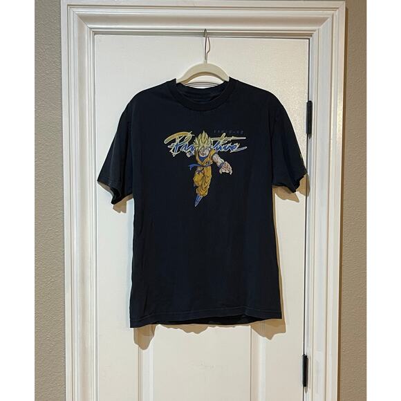 Dragon Ball Z GOKU SAIYAN T Shirt Mens Medium Black Vintage - Picture 3 of 6